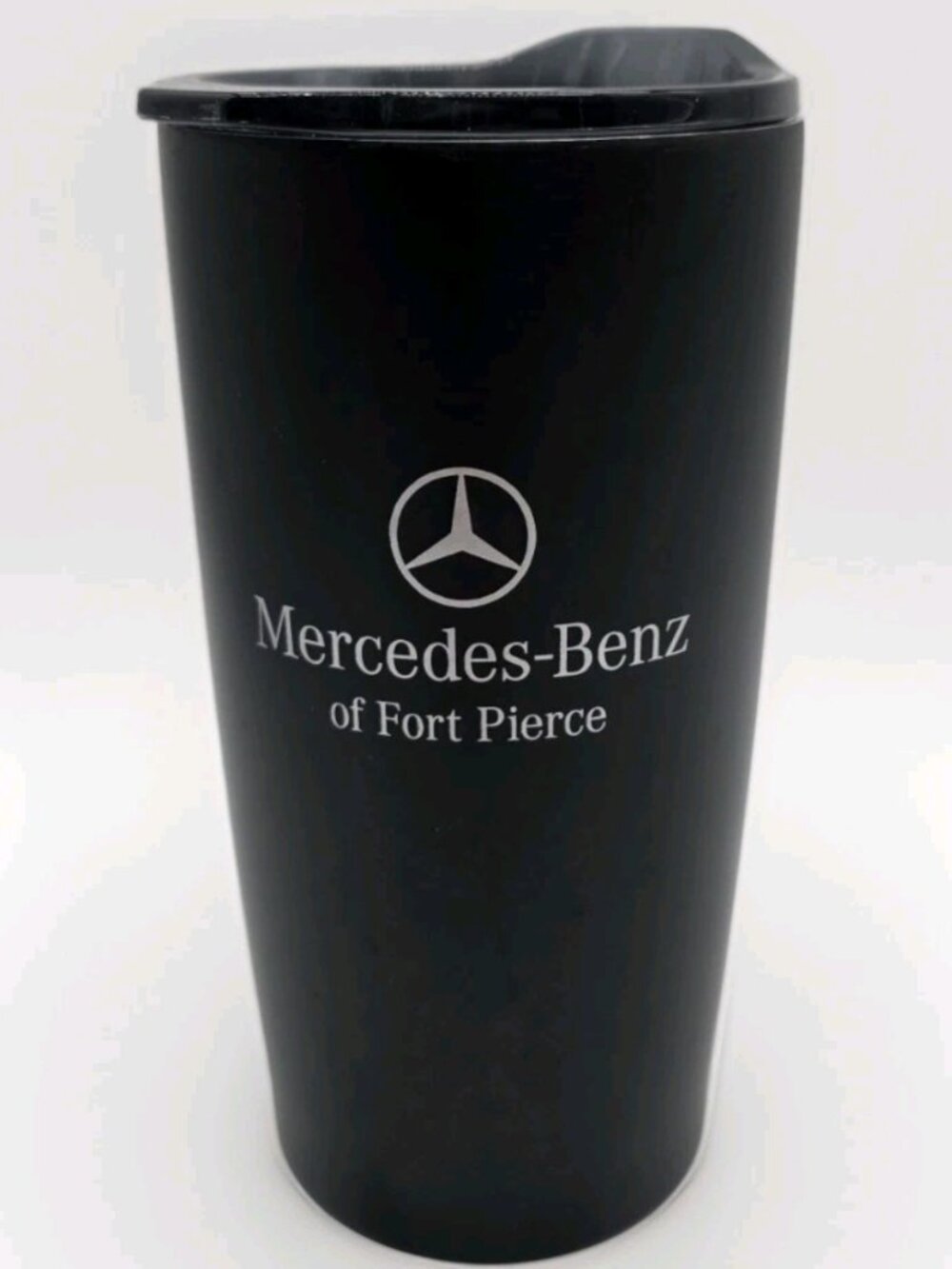 Mercedes 20oz Travel Mug Black Stainless Steel Tumbler Ft Pierce Florida